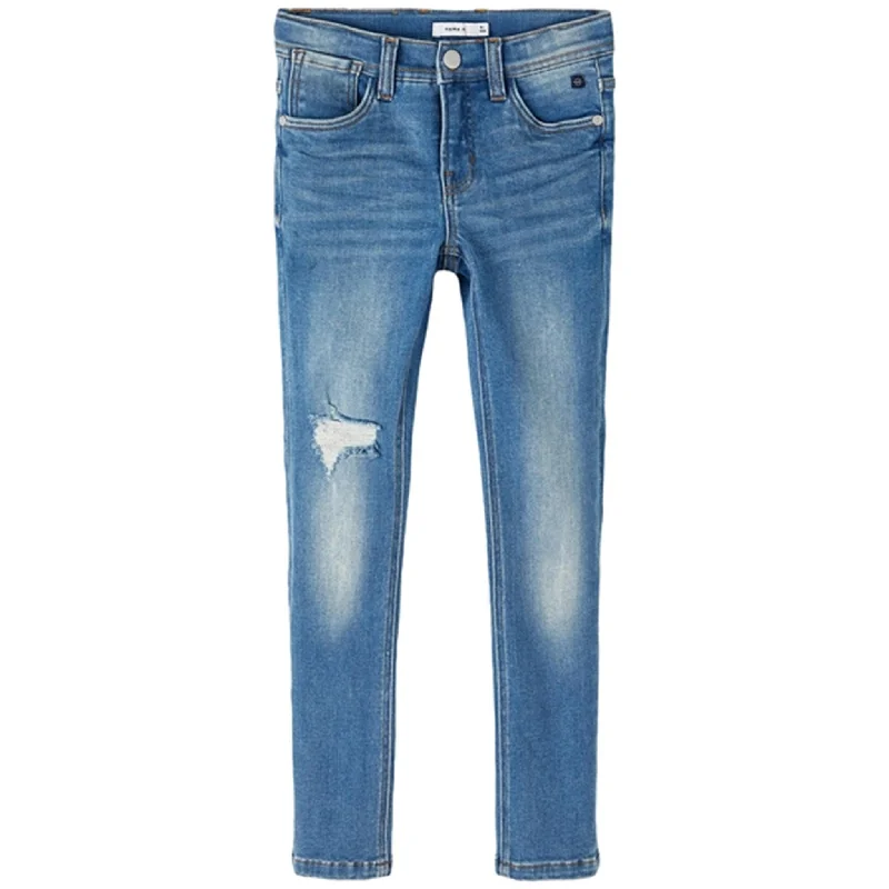 Name it Medium Blue Denim Theo Slim Jeans Noos