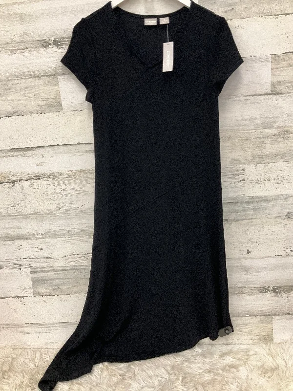 Dress Casual Midi By Chicos In Black, Size: S