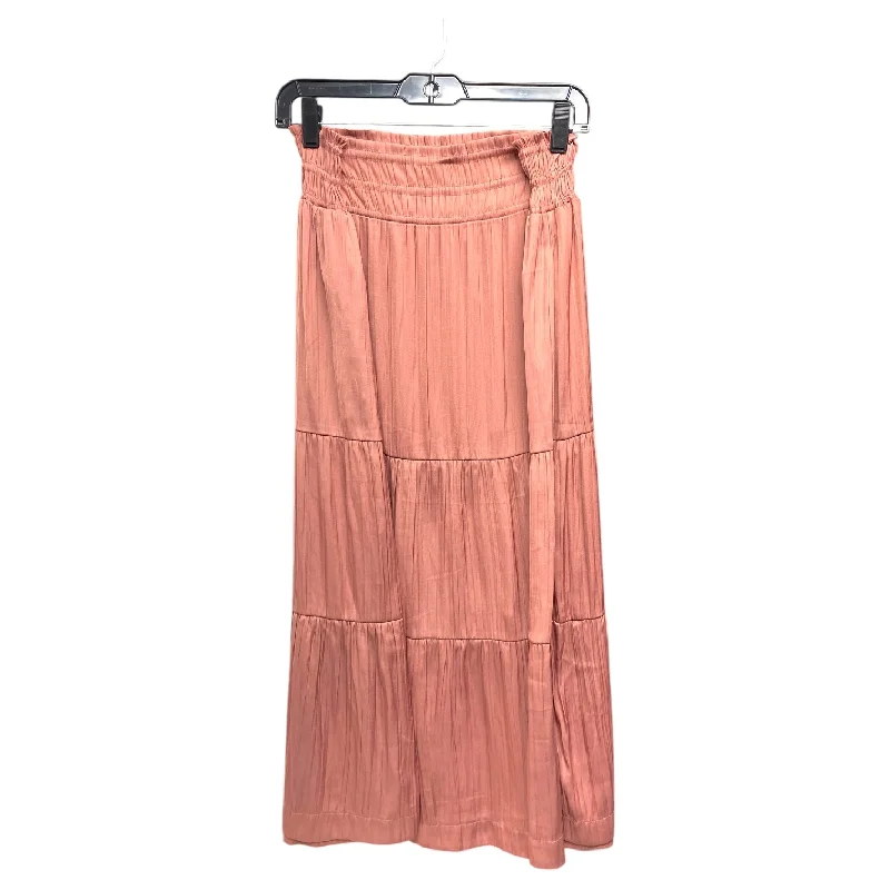 Skirt Maxi By Anthropologie In Mauve, Size: Lp