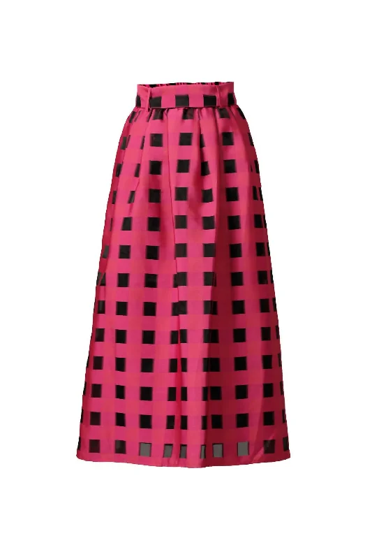 Maya Skirt In Crimson