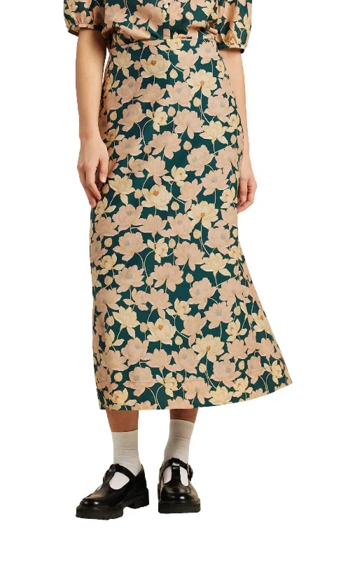 Demi Skirt In Jasper Twilight