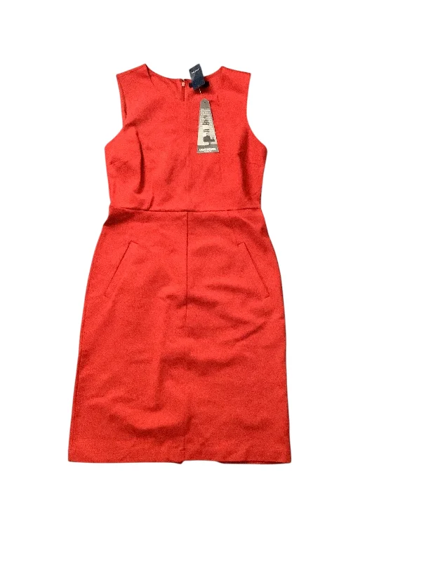 Dress Casual Midi By Lands End In Red, Size: 6