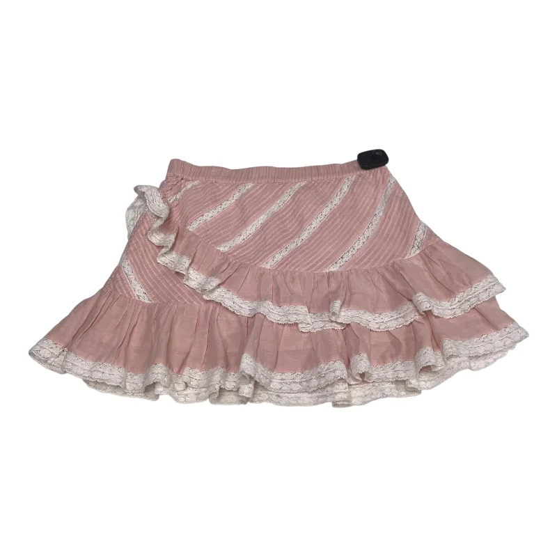 Skirt Mini & Short By LoveShackFancy In Pink, Size: M