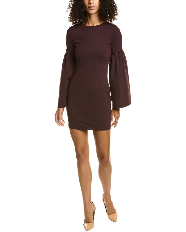 susana monaco Bell Sleeve Mini Dress