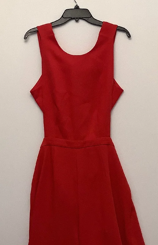 Jumpsuit By Bcbgmaxazria In Red, Size: 4