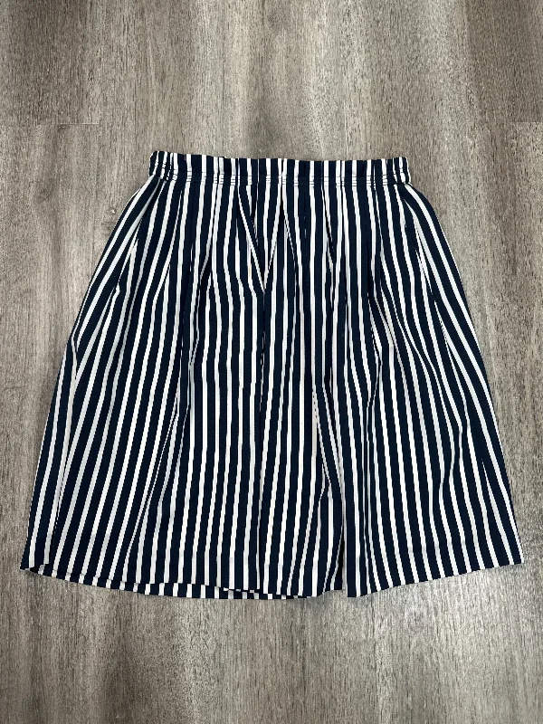 Skirt Mini & Short By J. Crew In Striped Pattern, Size: S