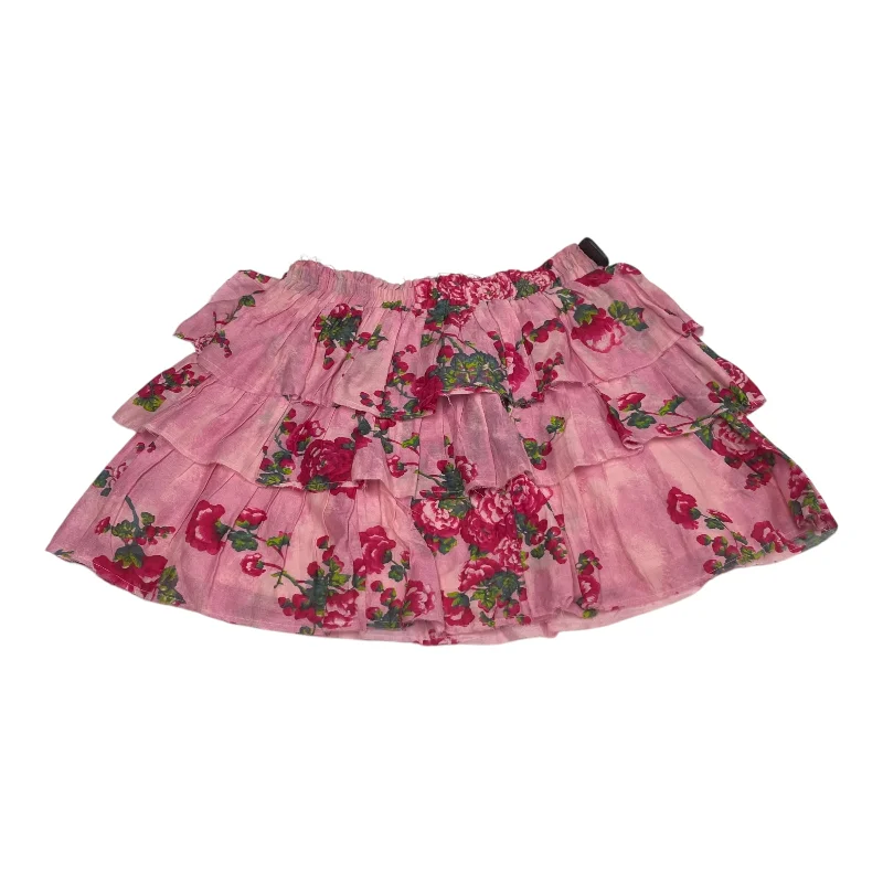 Skirt Mini & Short By LoveShackFancy In Pink, Size: M