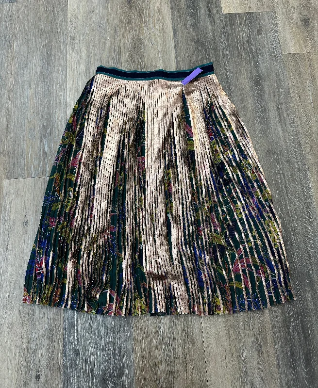 Skirt Midi By Maeve In Multi-colored, Size: 0p