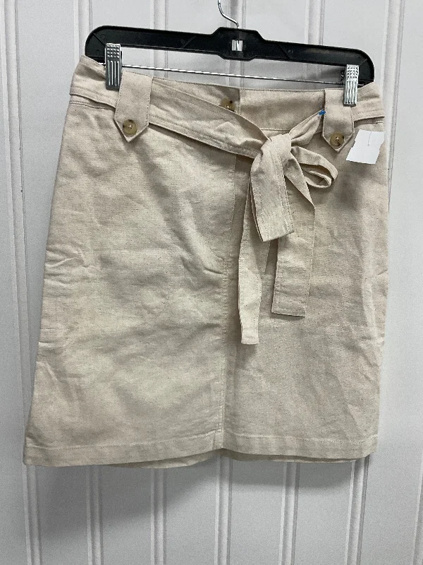 Skirt Mini & Short By Universal Thread In Beige, Size: M