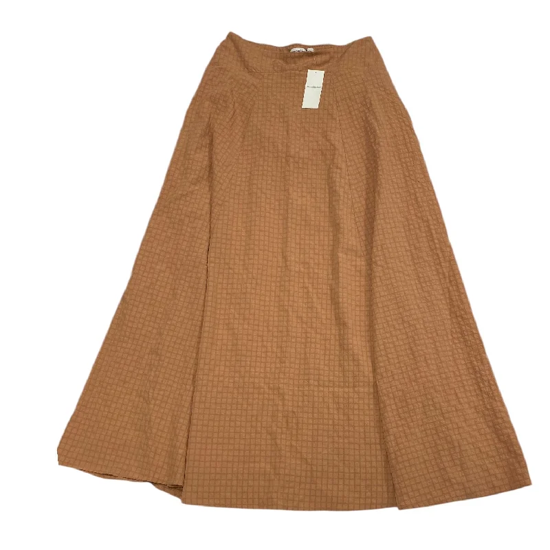 Skirt Maxi By Abercrombie And Fitch In Orange, Size: S