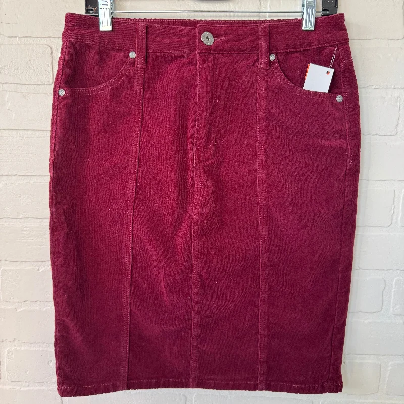 Skirt Mini & Short By Jag In Maroon, Size: 6