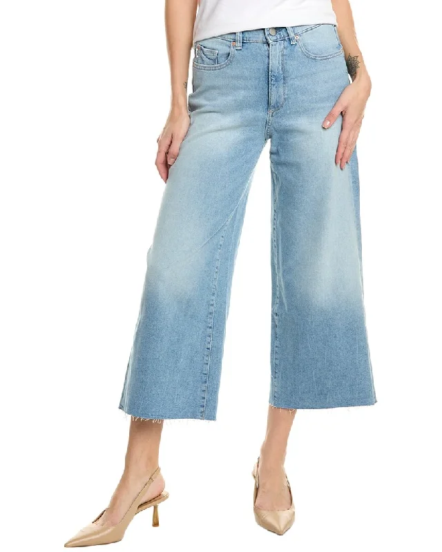 DL1961 Hepburn Petite High-Rise Light Island Park Wide Leg Jean