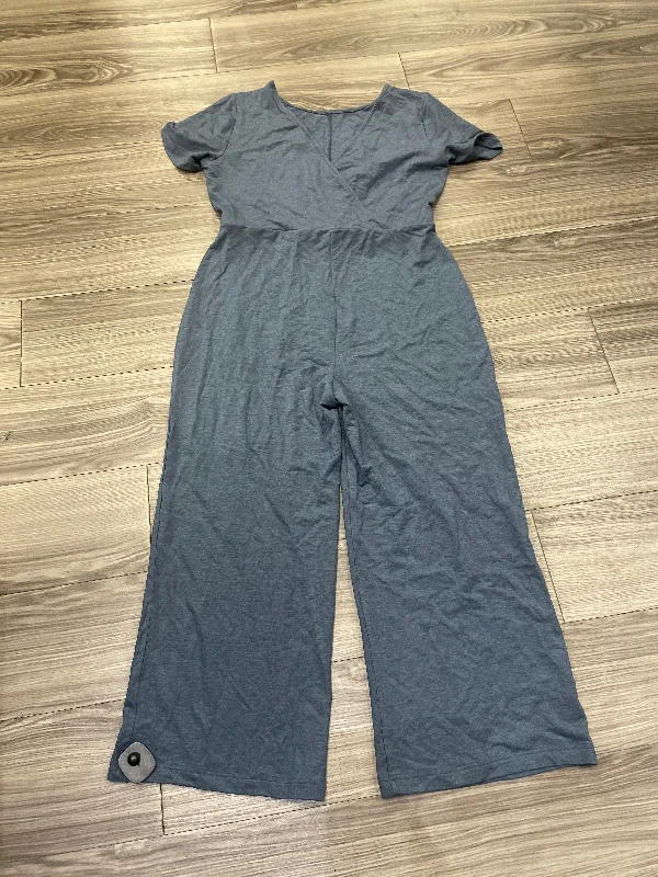 Jumpsuit By Garnet Hill In Blue, Size: L