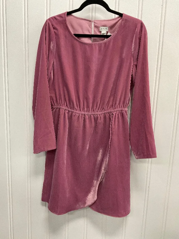 Dress Casual Midi By J. Crew In Pink, Size: M