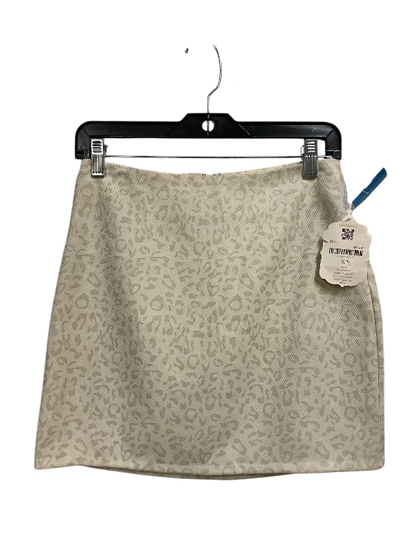 Skirt Mini & Short By Altard State In Animal Print, Size: S