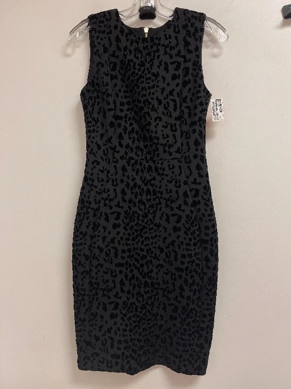 Dress Casual Midi By Calvin Klein In Black, Size: S