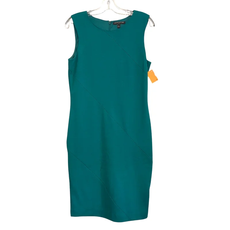 Dress Casual Midi By Banana Republic In Green, Size:S