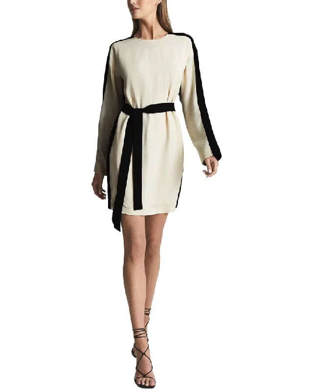 Reiss Skyler Colorblock Mini Dress