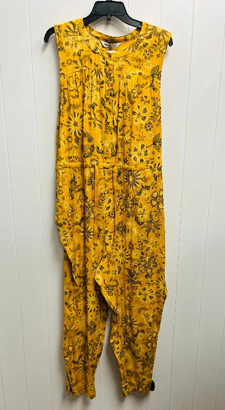 Jumpsuit By Sonoma In Yellow, Size: Xxl