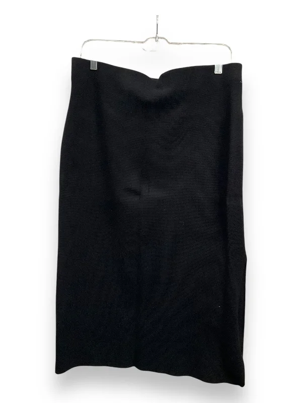 Skirt Midi By House Of Harlow In Black, Size: Xl