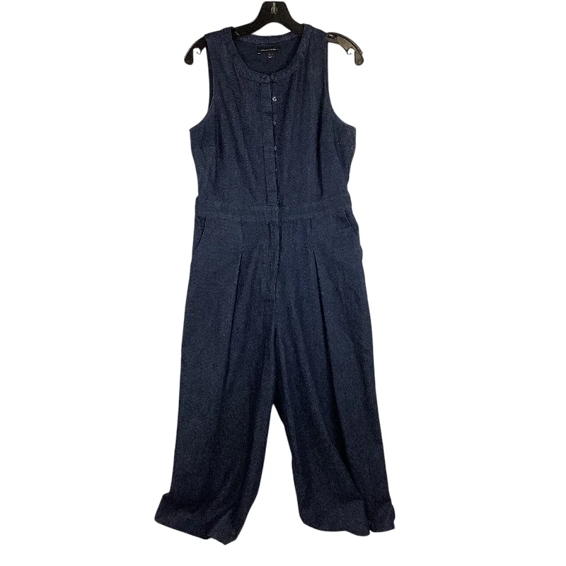 Jumpsuit By Banana Republic In Blue Denim, Size: 6