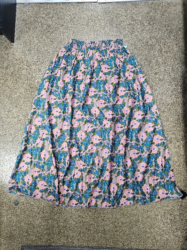 Skirt Maxi By Natural Life In Floral Print, Size:Xl