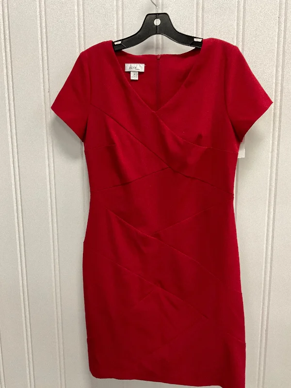 Dress Party Midi By Alyx In Red, Size: S