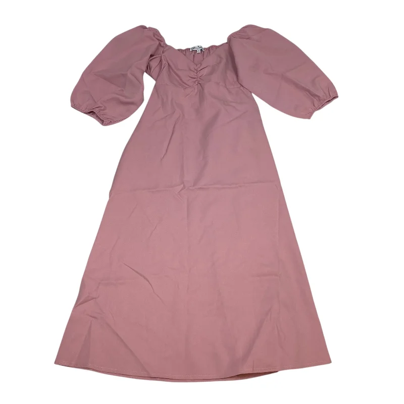 Dress Casual Midi By Velvet Torch In Pink, Size: S