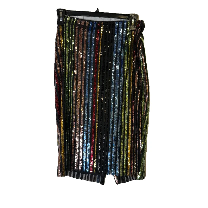 Skirt Midi By New York And Co In Multi-colored, Size: M