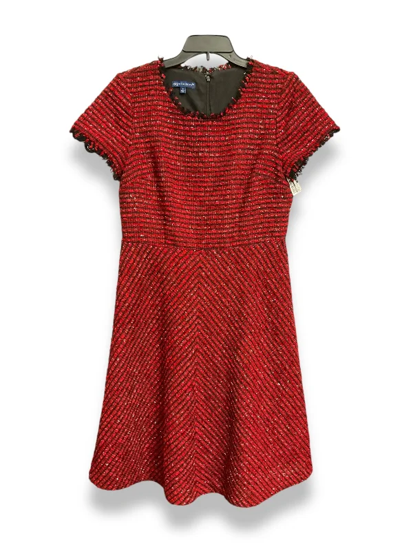 Dress Casual Midi By Talbots In Red, Size: S