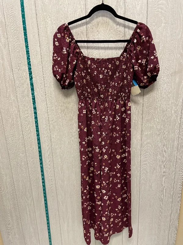 Jumpsuit By Clothes Mentor In Maroon, Size: S