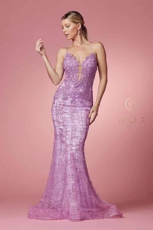 Sexy Formal Long Prom Dress Lilac